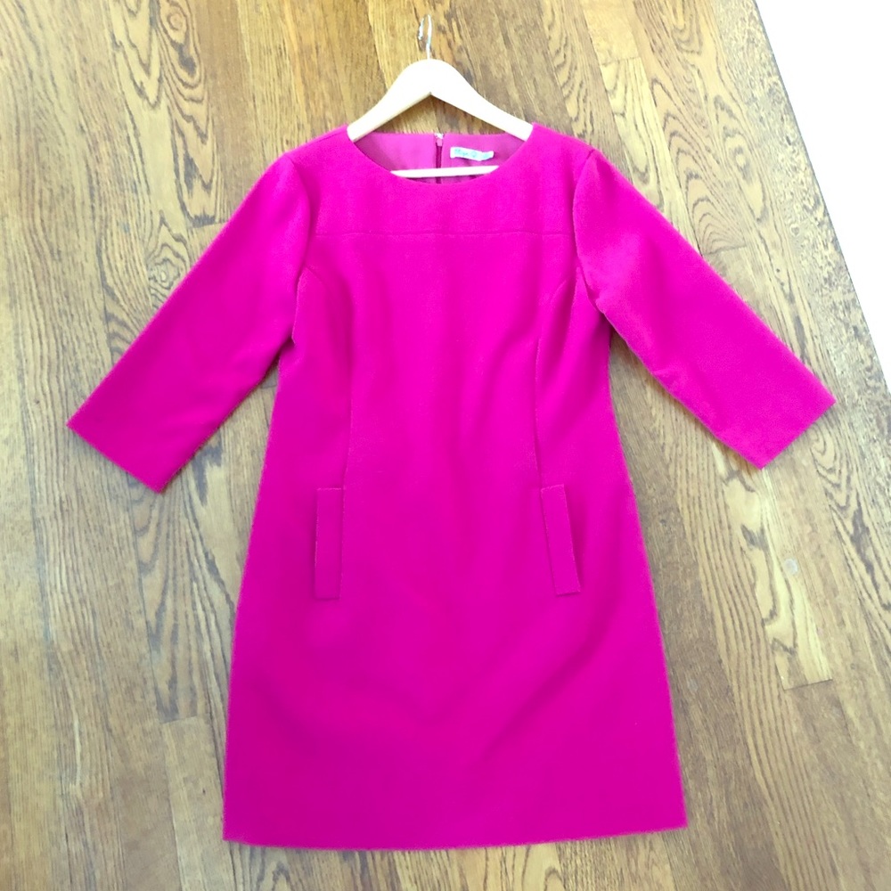 Fuchsia 60’s style a-line dress